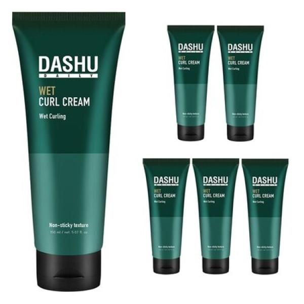 Dashu Daily Wet Hair Curl Cream Men&#39;s Wet Hair Styling 150ml 6pcs_MC