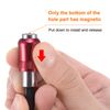 sourcing map 6pcs Magnetic Extension Chuck Adapter 6" 1/4 Inch Hex Shank Quick Release Bar Socket Screwdriver Bit Holder for Screwdriver Bits Nuts Drills Socket Driver Adapter