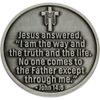 Follow Me Easter Coins Jesus & Cross Silver (Pkg of 4)