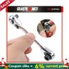 1/4" Mini Double-Ended Quick Socket Ratchet Wrench Rod Screwdriver Bit Tool