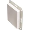 OPUS® 55 blind cover with plastic carrying ring, colour: polar white.