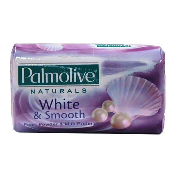 Palmolive Naturals White & Smooth with Pearl Powder & Milk Protein Bar Soap, 80 G / 2.8 Oz Bars, 3 in a Pack (Pack of 4) 12 Bars Total