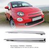 Front Bumper Upper Chrome Trim, Front Bumper Upper Chrome Trim Compatible with FIAT 500 2007-2015