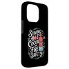 iPhone 15 Pro Firefighter Serving Hot Cocoa and Fire Safety Christmas Case
