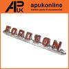 Red Fordson Logo Emblem Badge Pin Mount Replacement for Fordson Dexta & Super Dexta Tractor