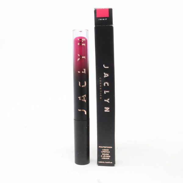 Jaclyn Cosmetics Poutspoken Liquid Lipstick I'm In It, 0.12 Fl Oz (Pack of 1), Red