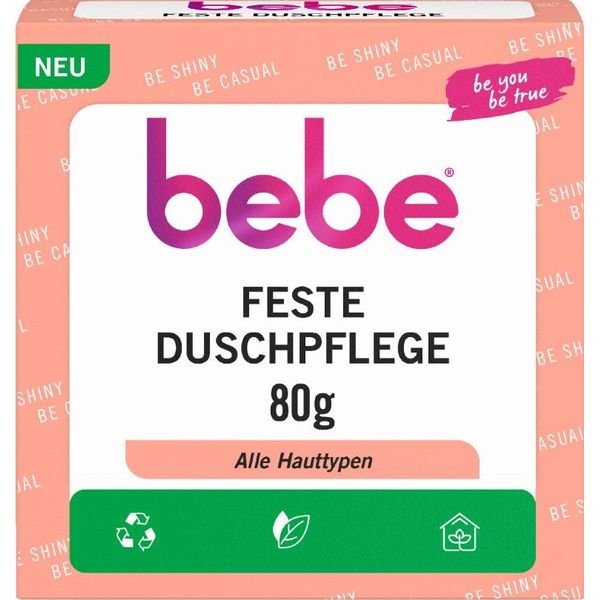 Bebe feste Dusche Pfirsich, 80 g Seife