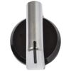 Baumatic Genuine Temperature Control Knob for Oven Cooker Grill Hob (Black/Silver)
