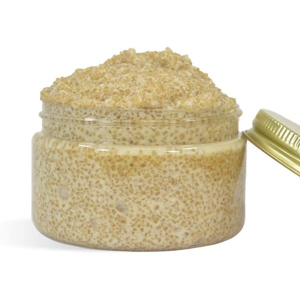 Honey & Apricot Brown Sugar Scrub - 4 Ounces - Strong Exfoliant for Body