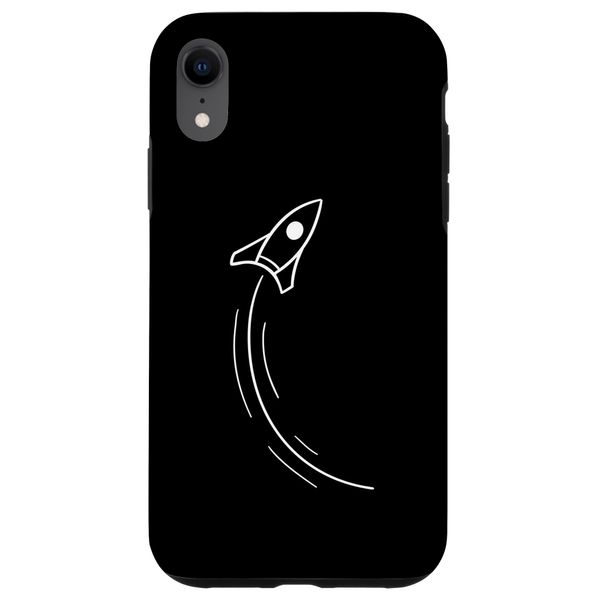 iPhone XR Rocket Launcher Fly Spaceship Flying Rocket Smartphone Case