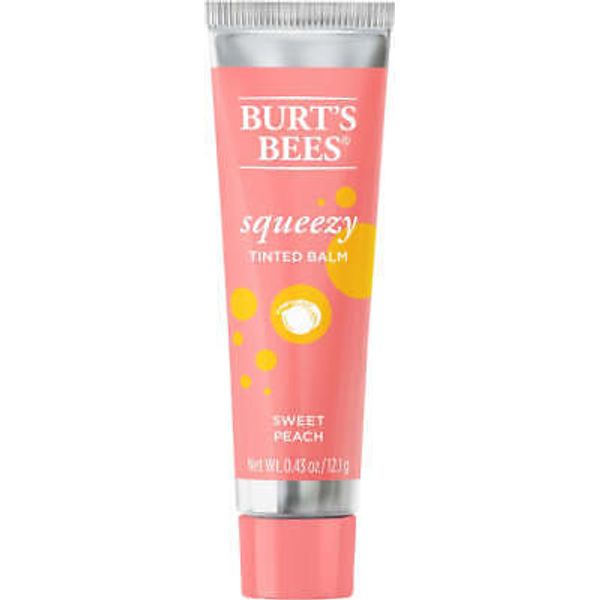 Burt'S Bees Squeezy Sweet Peach Tinted Balm .43 Oz
