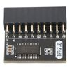 Replacement TPM2.0 Encryption Security Module, TPM 2.0 Encryption Security Module, 20Pin 2 10P Standalone Crypto Processor TPM 2.0 Module for Win11 for Gigabyte for ASUS