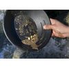 SE 10” Black Plastic Gold Pan with Riffles - GP1001B