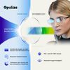 OPULIZE Met Blue Light Blocked, Clear grey front black arms