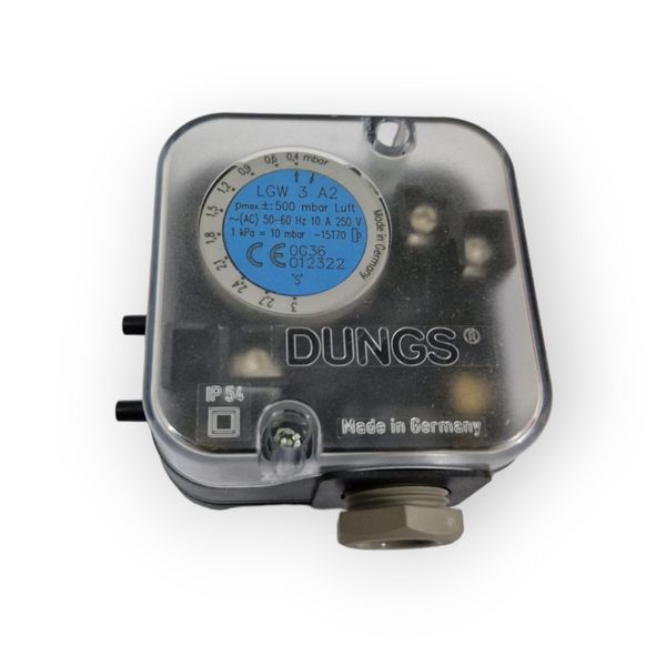 DUNGS DIFFERENTIAL AIR PRESSURE SWITCH LGW 3 A2 0,3-3 MBAR