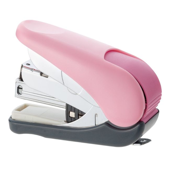 PLUS ST010VN 30-716 Flat-KaruHit Stapler, 32 Staples, Pink