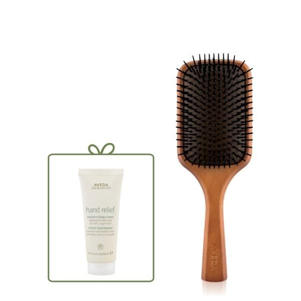 [Lotte Department Store] Aveda [May] [Exclusive] Wooden Paddle Brush Set (+Hand Relief 40ml)