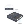 USB Switch Selector 4 Computers in Sharing 2 USB Devices Out Controller USB 2.0 Peripheral Switcher Box Hub for Mouse Keyboard PCs Scanner Printer with Button Swapping and 4 Pack USB A to B Cable