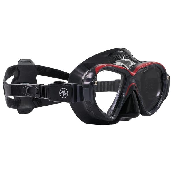 Aqua Lung Reveal Ultrafit Dive Mask, Black/Red, Medium