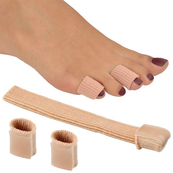 Medipaq Gel Toe Protectors - 1x 15mm wide Toe Protectors for Shoes - Big Toe Protector - Little Toe Protectors - Foam Toe Protectors for a More Comfortable Walk