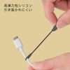 Mikankawa USB A Type-C 3+ 3 Pack Black Translucent TPU Protective Cap Anti-Lost Dustproof Rust Proof Connector Protective Cap
