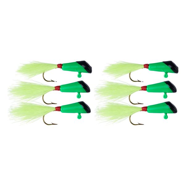 Shad Darts - 3, 6 or 12 Pack (Multiple Colors/Weights) (Green/Black 1/16 oz)