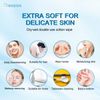 Face Towel 120 Counts, Cotton Tissue Dry Face Wipes for Women, Unscented and Ultra Soft Disposable Face Towel, Cotton Dry Baby Wipes, Make Up Removing Thickening for Sensitive Skin 20x20cm