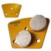 Trapezoid Grinding Discs for bolt-on Concrete Grinders Medium Bond 60 Grit