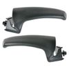 Front Black Interior Inside Door Handle Pair Set Kit for Dodge Pickup Truck Ram