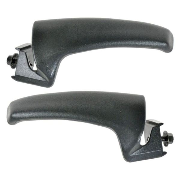Front Black Interior Inside Door Handle Pair Set Kit for Dodge Pickup Truck Ram