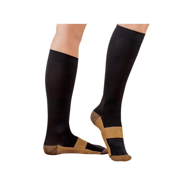 LuckyRocky Compression Socks - Below Knee Support For Foot & Calf Ache Relief