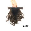 CEXIN Heat Resistant Cute Ponytail Wig, Point Wig, Automatic Ponytail, Exterior, Short, Curls, Partial Wig, Hair Extensions - lt brn