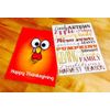 Fall Thanksgiving Gobble Face Front Back Cover Set 4 use w Erin Condren Planner