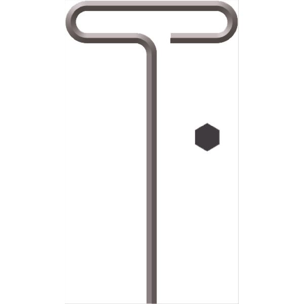 Std Grip Hex T-Key-3/8" - 6" Arm