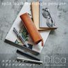 Dilca Pencil Case, Leather, Stylish, Simple, High-grade, Stationery, Floor Leather, Gift