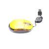 New Ultra Compact Retractable Cable USB Optical Mouse with Blue Led For CCTV DVR