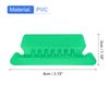 sourcing map Hanging File Folder Tabs, 2 Inch Insertable Tabs and Inserts Plastic Clear File Organizer Labels Filing for Folder Quick Identification, Green, 50 Pcs