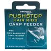 DRENNAN CARP FEEDER QUICKSTOP HAIR RIGS SIZE 14 - HNQCFD014