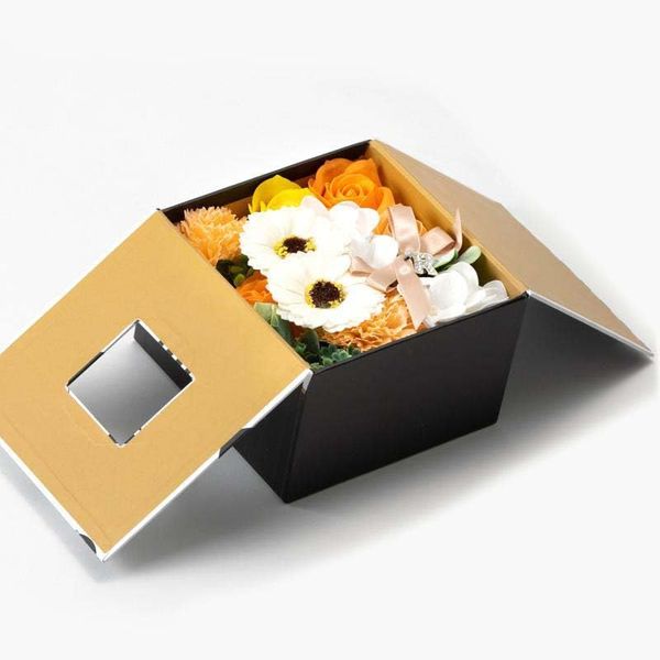 Q-FLA Bath Fragrance Flower Shaped Bath Salt, Flower Arrangement Box, Rilakkuma Arrangement Box, Arrangement B