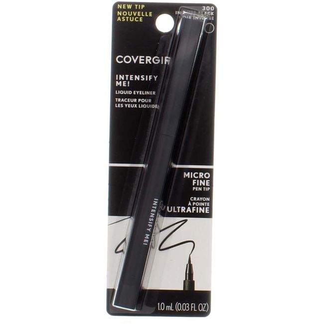 CoverGirl Intensify Me Liquid Eye Liner in 300 Intense Black (2 PACK)