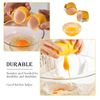 2PCS No Mess Easy Egg Opener, Portable Eggshell Remover, Kitchen Egg Shell Cutter Baking Tools (Orange&Yellow)