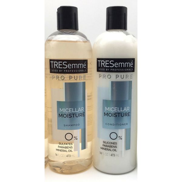 TRESemme Pro Pure Micellar MOISTURE Shampoo & Conditioner 16 oz Each