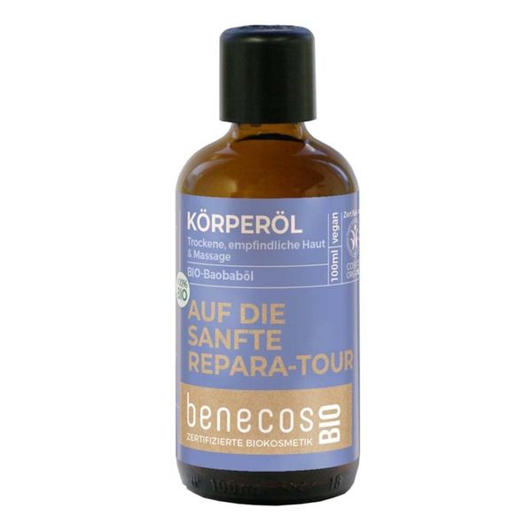 benecos Organic Body Oil Organic Baobab Oil on the Gentle Repair Tour - Sensitive Skin