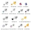 2 Pack Ear Piercing Gun Earring Disposable Ear Stud Gun Sterile No Pain Ear Piercing Gun (Gold)