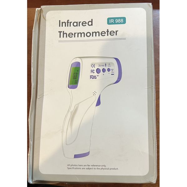 IR988 LCD Digital Infrared Thermometer Non-contact Temp Ear Forehead  - A0061