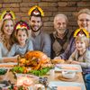 Dkomekii 4 Pack Thanksgiving Turkey Headbands