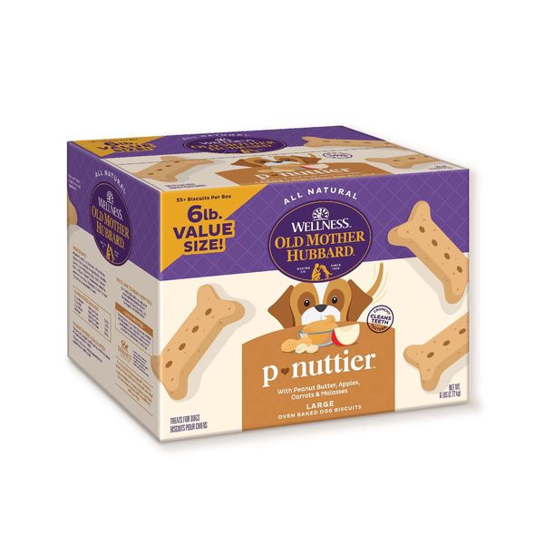 Wellness Old Mother Hubbard Classic P-Nuttier Gift Box Large Dog Biscuit Snacks