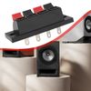 Create idea 4pcs 4 Position Speaker Terminal with Push Release Spring Suitable for Speaker Cable Connection Speaker Upgrade Custom Speaker 68mmx23mm