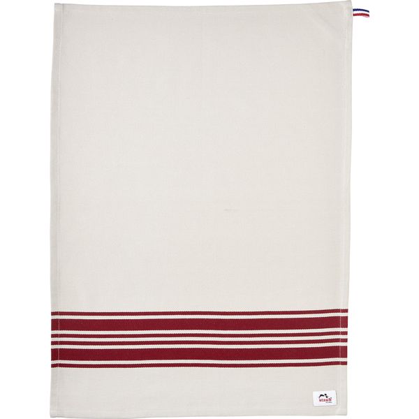 staub Ktchen Cloth 40501-318 Kitchen Cloth Red 27.6 x 19.7 inches (70 x 50 cm) Dish Towel