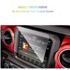 Screen Protector Compatible With 2019-2021 wrangler,Anti-Explosion & Scratch,HD Clear,SSSKY Premium Navigation Accessories